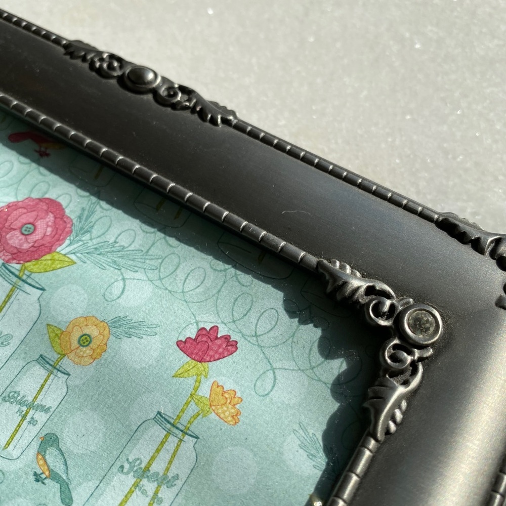 Silver & Rhinestone Picture Frame - Picture 9 of 9